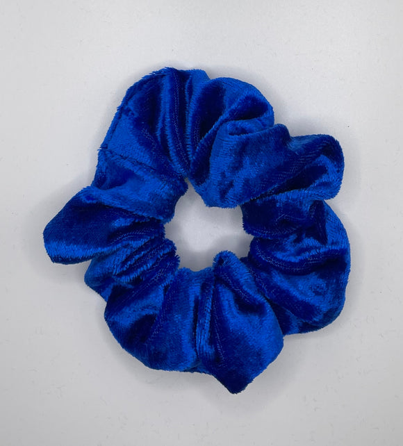 Blue Velvet Scrunchies