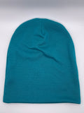 Teal Rib Knit Beanie