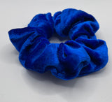 Blue Velvet Scrunchies