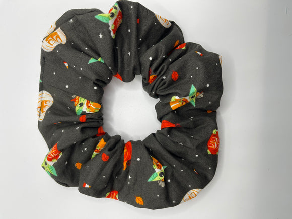 X-LARGE Baby Yoda Pumpkin Scrunchies