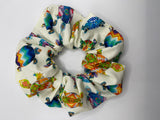 X-LARGE Mosaic Turtle Scrunchies