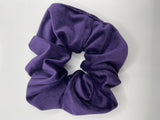 X-LARGE Purple Deluxe Velvet Scrunchies