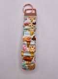 Ice Cream Scrunchie Wristlet