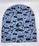 Blue Construction Beanie