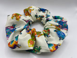 X-LARGE Mosaic Turtle Scrunchies