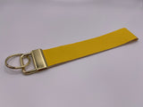 Textured Yellow Wristlet