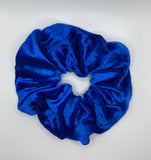 X-LARGE Blue Velvet Scrunchie