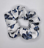 Blue Mushrooms Scrunchies