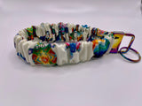 Mosaic Turtle Scrunchie Wristlet