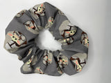 X-LARGE Baby Yoda Grey Scrunchies