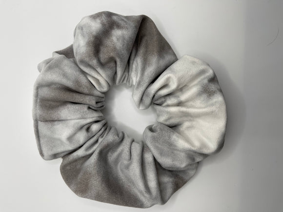 X-LARGE Grey Tie Dye Scrunchie