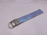 Blue Holographic Wristlet