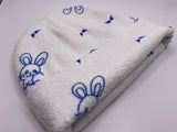 Bunny and Bear Towel Beanie