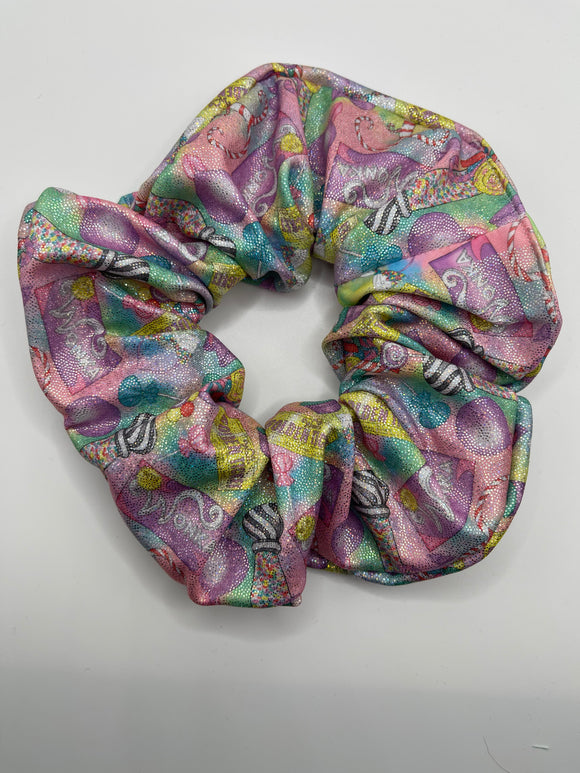 X-LARGE Holographic Wonka Scrunchies