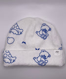 Bunny and Bear Towel Beanie