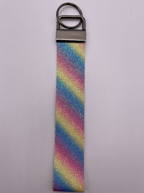 Sparkle Rainbow Wristlet