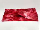 Red Tie Dye Twist Headband