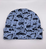 Blue Construction Beanie