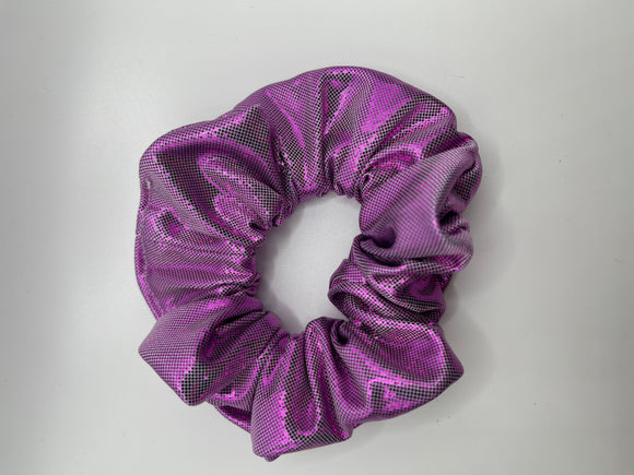 Purple Shimmer Scrunchies