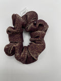 Deep Purple Shimmer Scrunchies