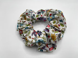 Mushroom Floral Scrunchies