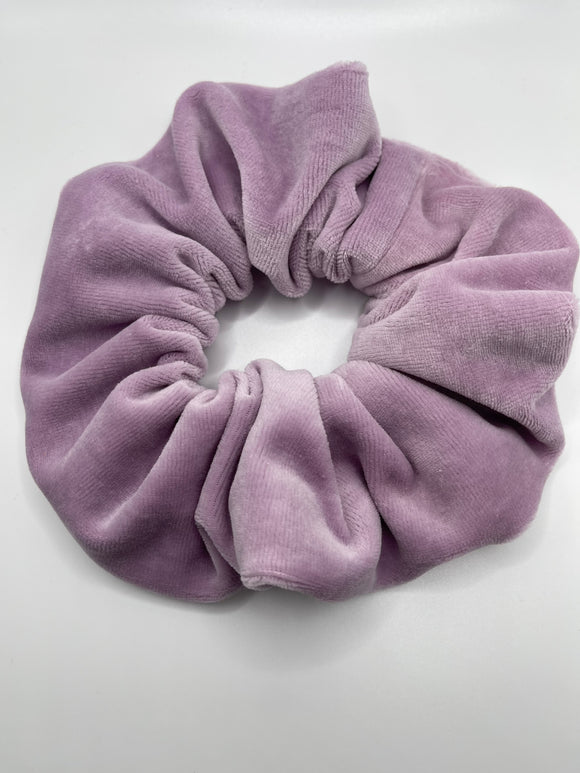 X-LARGE Purple Velvet Scrunchies