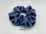 Blue and Black Paint Strokes Scrunchies