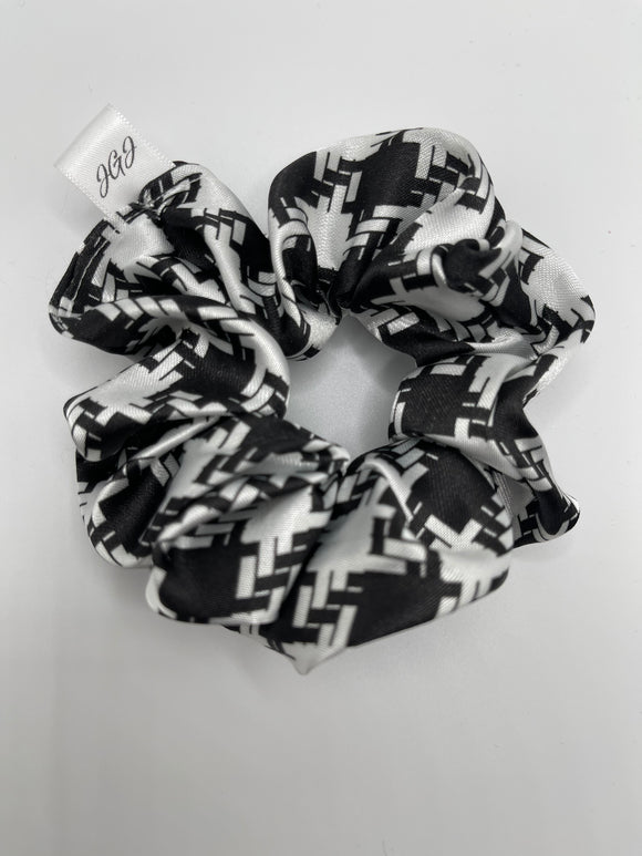 Black and White Scrunchies