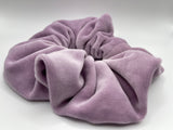 X-LARGE Purple Velvet Scrunchies