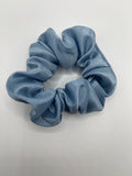 Blue Shimmer Scrunchies