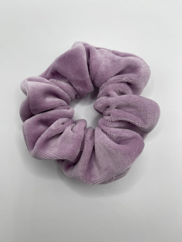 Purple Velvet Scrunchies